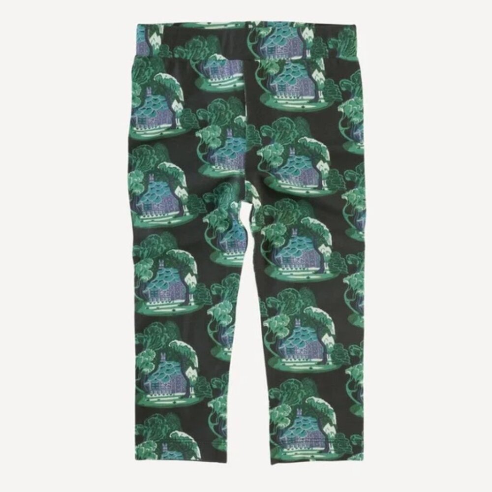 Kate Quinn Classic Legging - Night Cottage Print - 6-12M